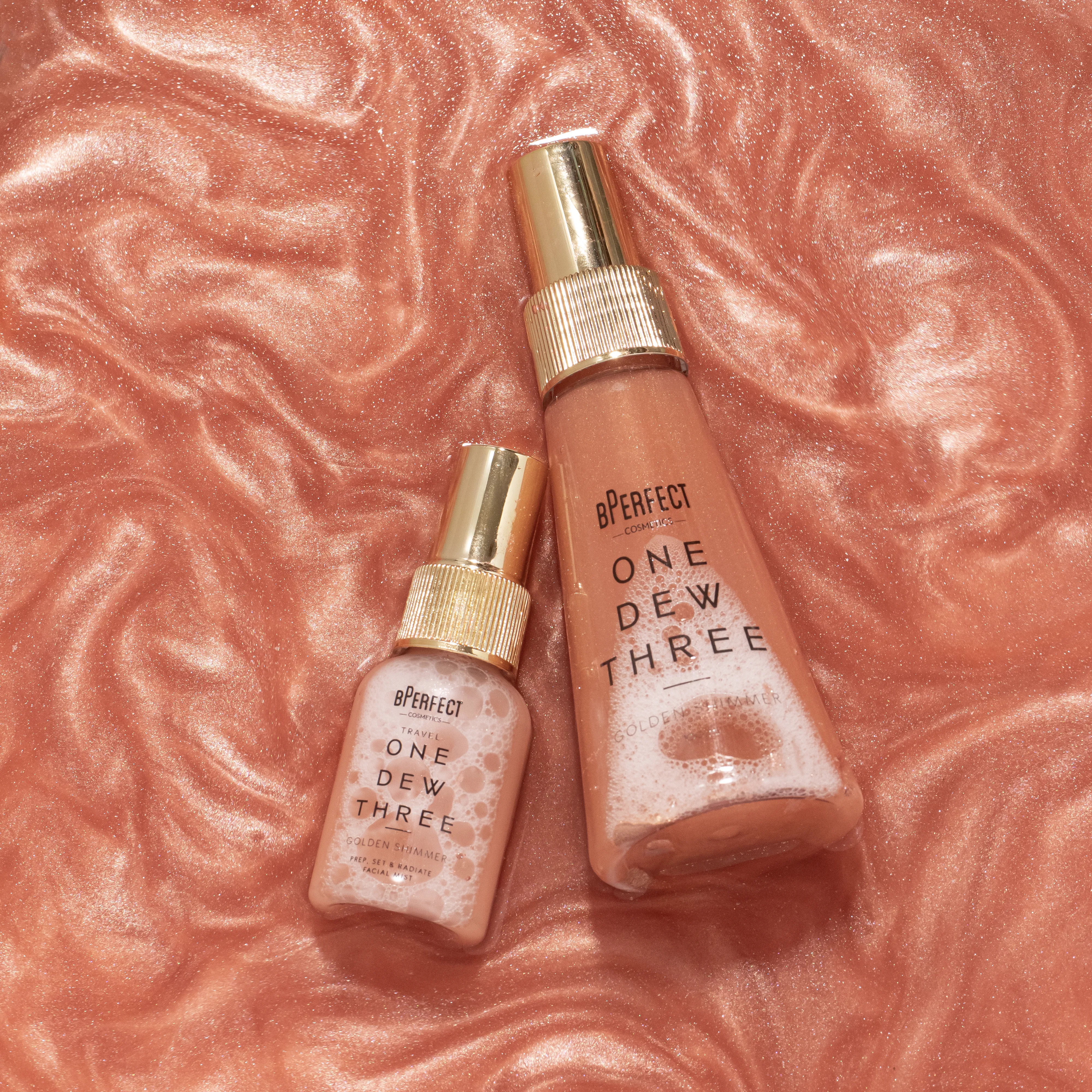 One Dew Three - Shimmer Setting Spray - Travel Mini - Image 3