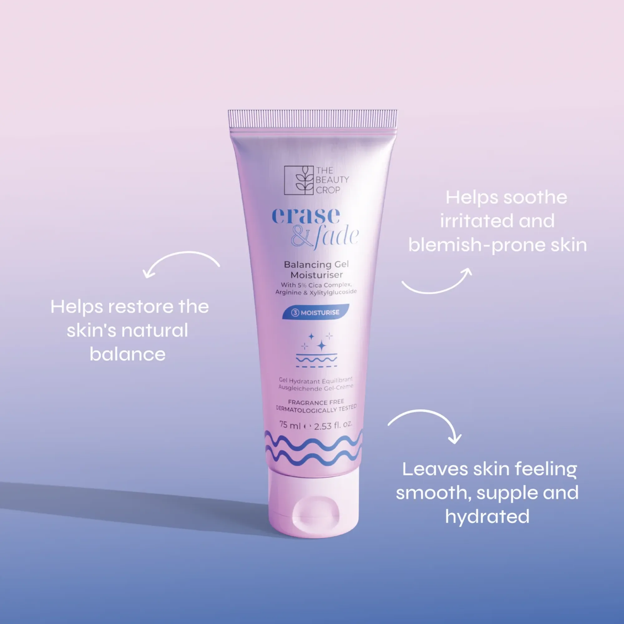 The Beauty Crop - Erase & Fade Balancing Gel Moisturiser - Image 2